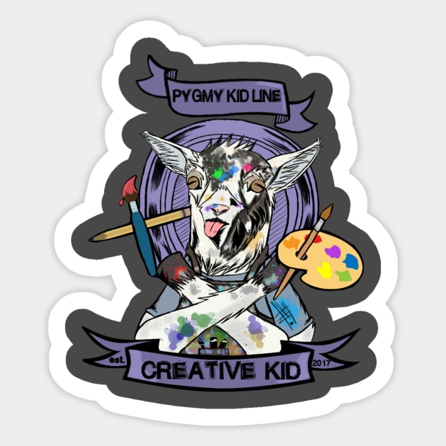 Creative Kid Sticker by zenmode